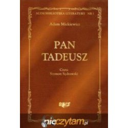 Audiobiblioteka literatury 7. Pan Tadeusz. Adam Mickiewicz. Lektura szkolna. Audiobook. MP3